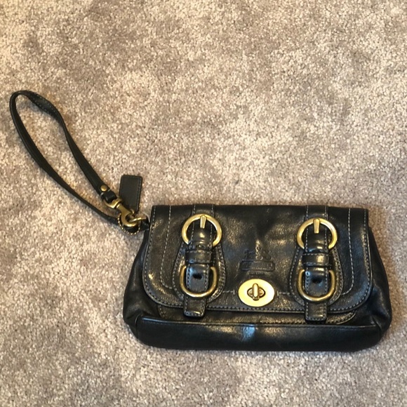 Coach Handbags - Coach black wristlet